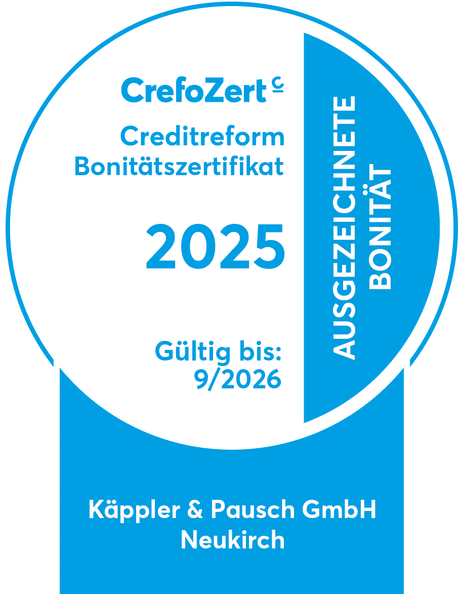 System supplier with excellent credit rating | Käppler & Pausch GmbH