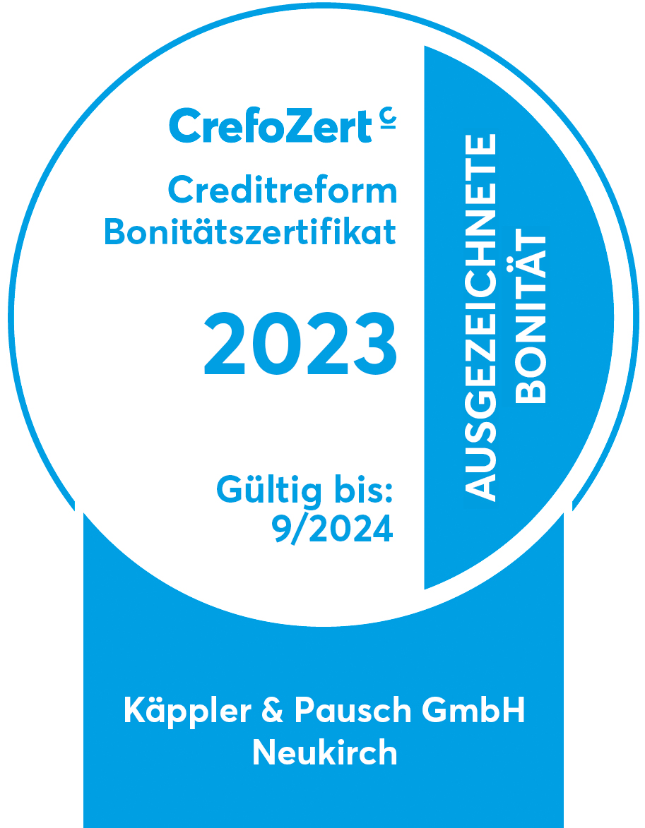 Systemlieferant mit ausgezeichneter Bonität | Käppler & Pausch GmbH