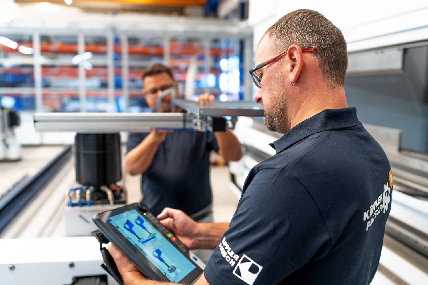 Kantzentrum für automatisiertes Abkanten bei Käppler & Pausch